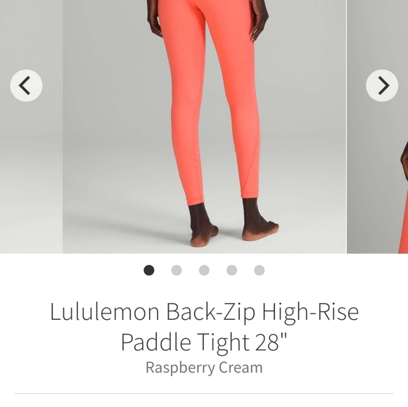 NWT Lululemon Back-Zip High-Rise Paddle Tight 28" (8) - Picture 2 of 10